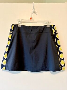 NWOT Tommy Bahama Women's Navy Golf Lemon Printed Panel Skort